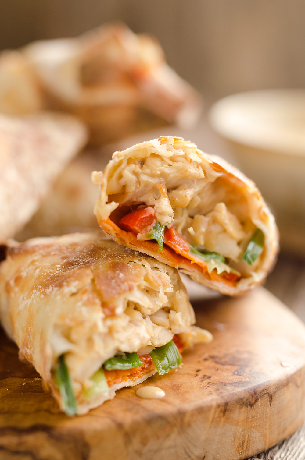 Thai Egg Rolls Recipes
 Airfryer Baked Thai Peanut Chicken Egg Rolls