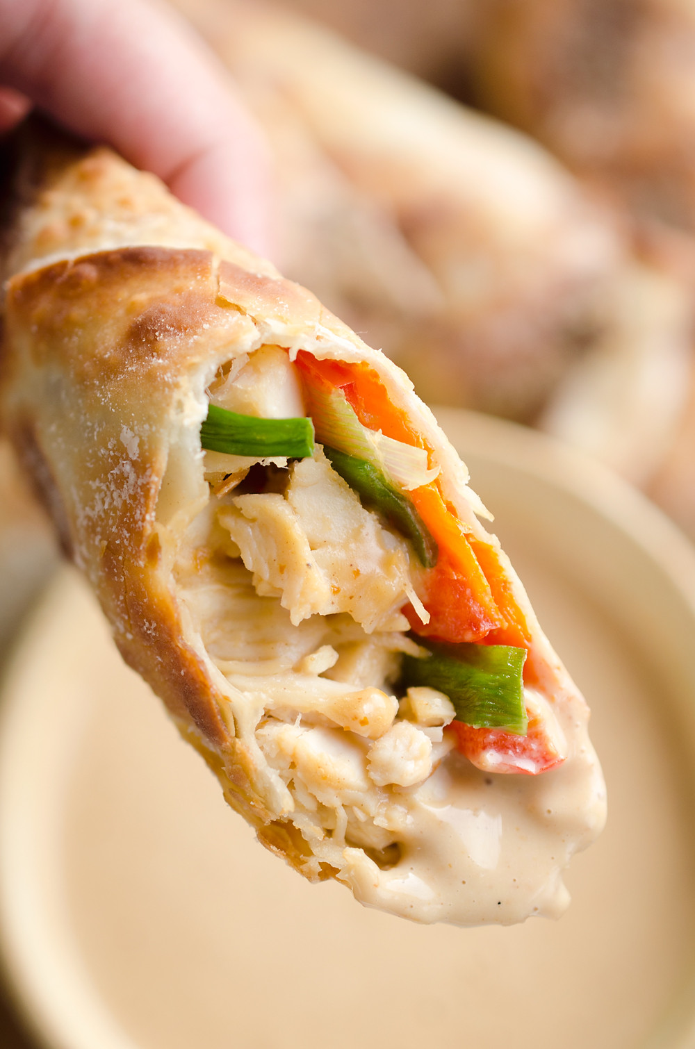 Thai Egg Rolls Recipes
 Airfryer Baked Thai Peanut Chicken Egg Rolls