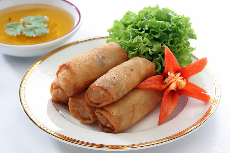 Thai Egg Rolls Recipes
 Thai Style Egg Rolls Recipe Po Pia Thawt Temple of Thai