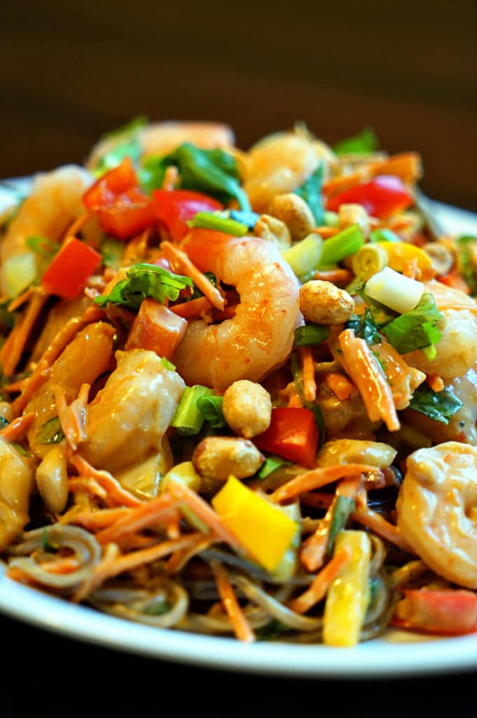 Thai Shrimp Salad
 Thai Shrimp Salad with Buckwheat Noodles keviniscooking