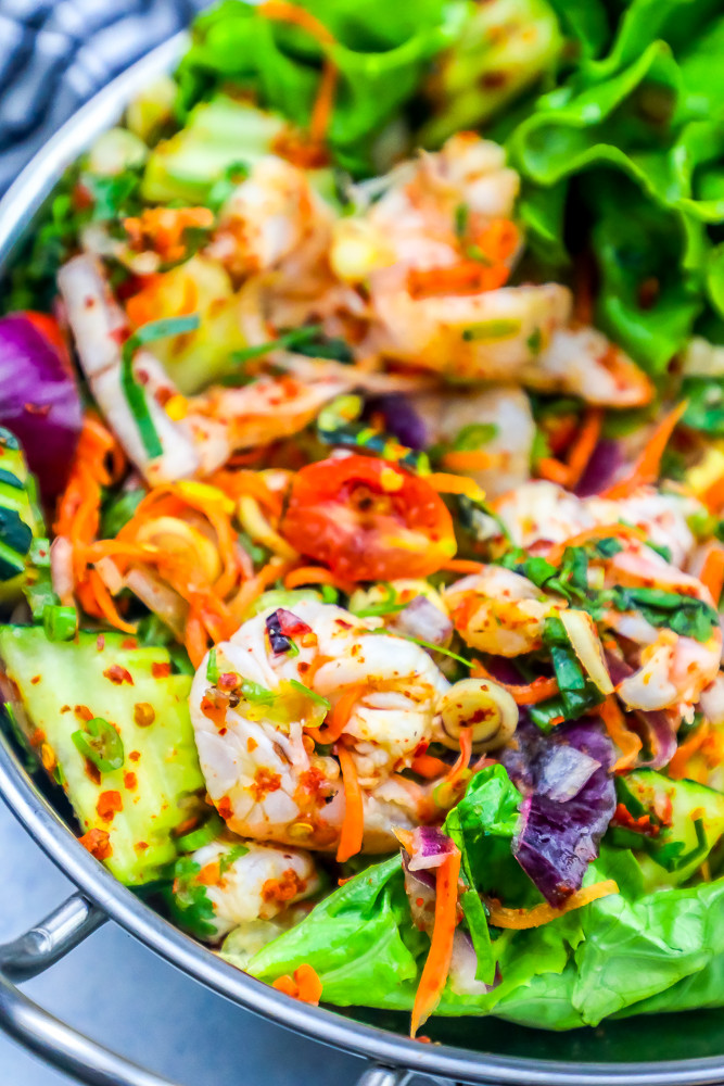 Thai Shrimp Salad
 Spicy Thai Shrimp Salad Recipe Sweet Cs Designs