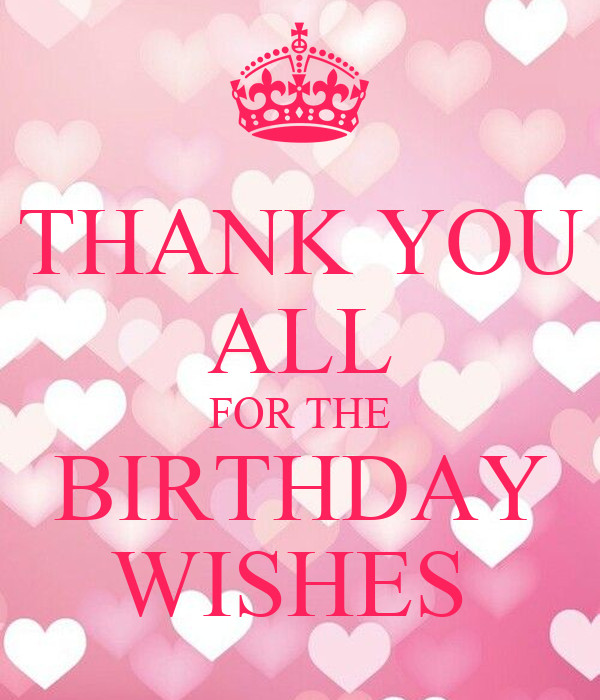 Thank For The Birthday Wishes
 THANK YOU ALL FOR THE BIRTHDAY WISHES Poster