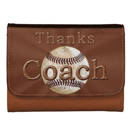 Thank You Coach Gift Ideas
 Thank You Baseball Coach Gift Ideas Leather Wallet