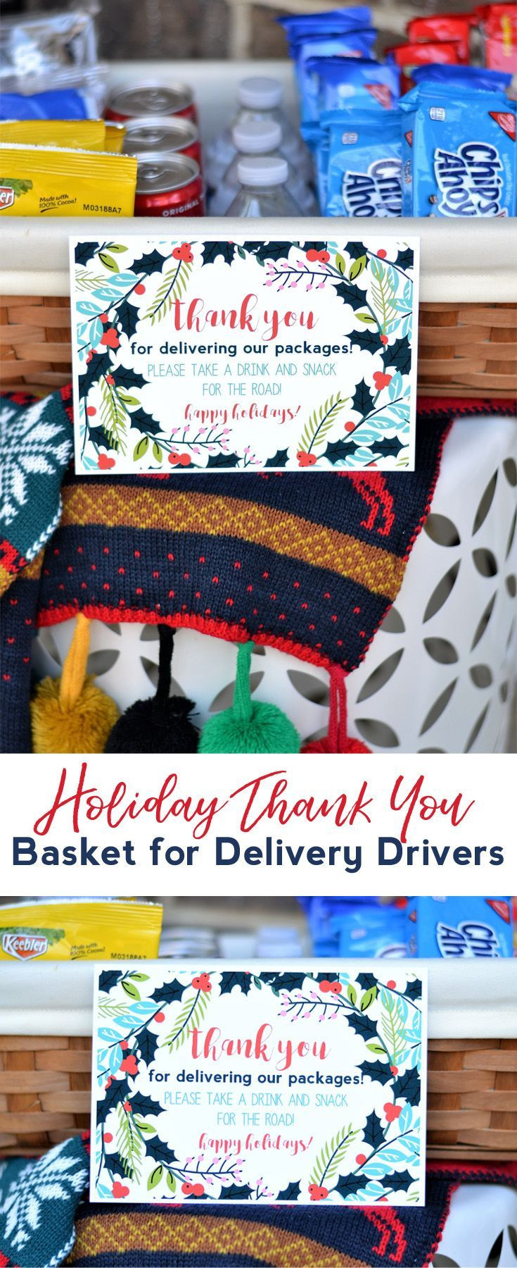 Thank You Delivery Gift Ideas
 holiday thank you delivery drivers