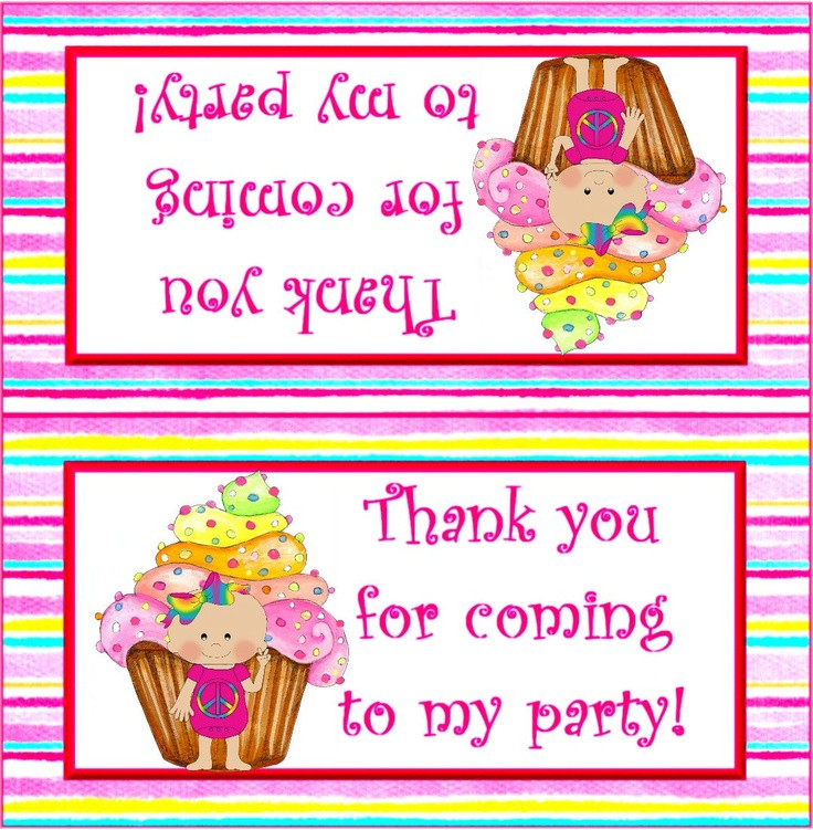Thank You For Coming To My Party Gift Ideas
 63 best Bag Toppers Gift Tags images on Pinterest