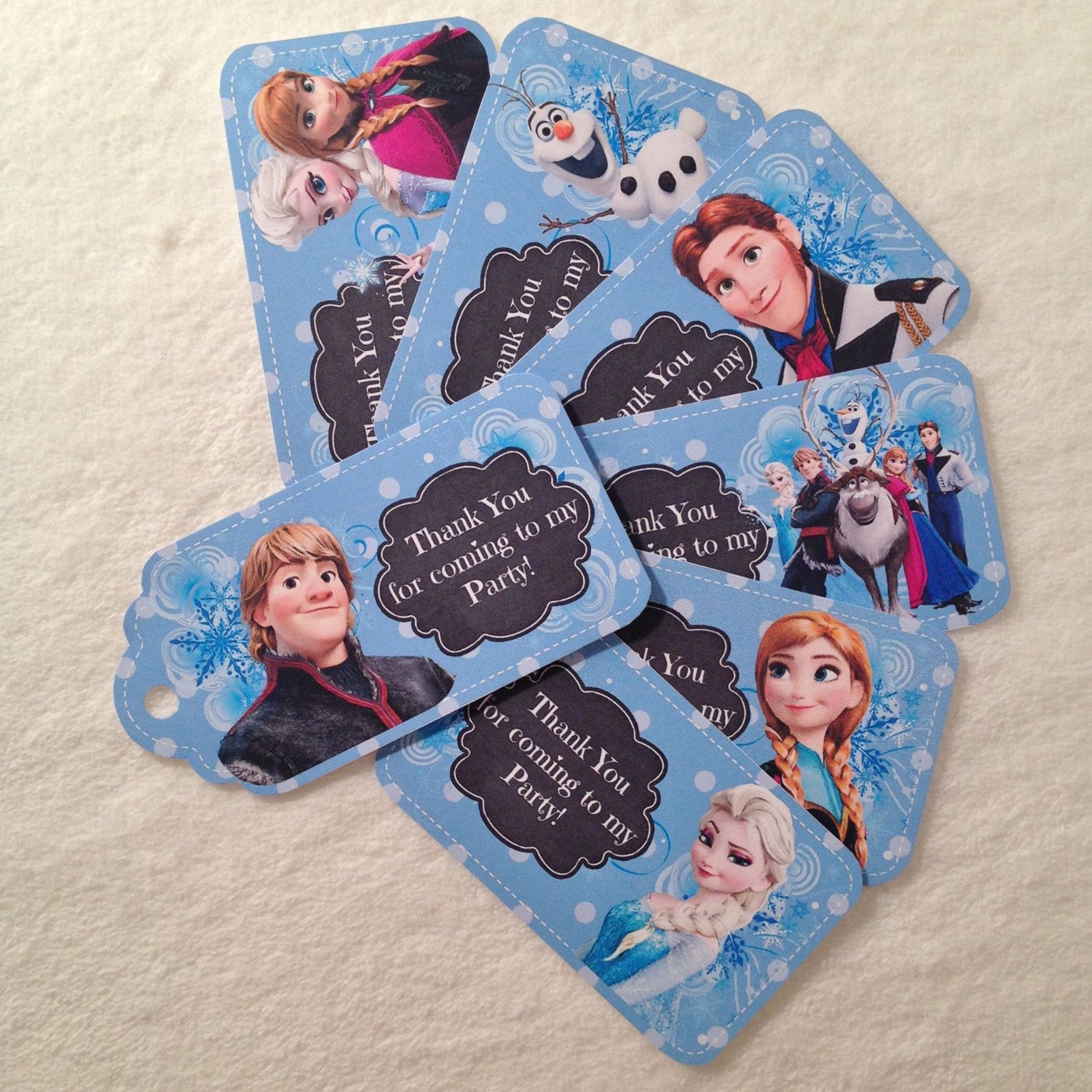 Thank You For Coming To My Party Gift Ideas
 10 FROZEN "Thank You for ing to my Party" Party Favor