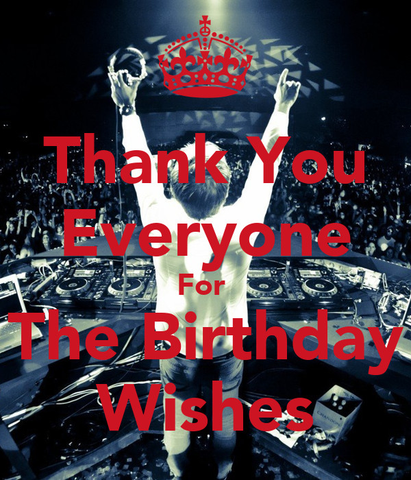 Thank You For The Birthday Wishes Everyone
 Thank You Everyone For The Birthday Wishes Poster