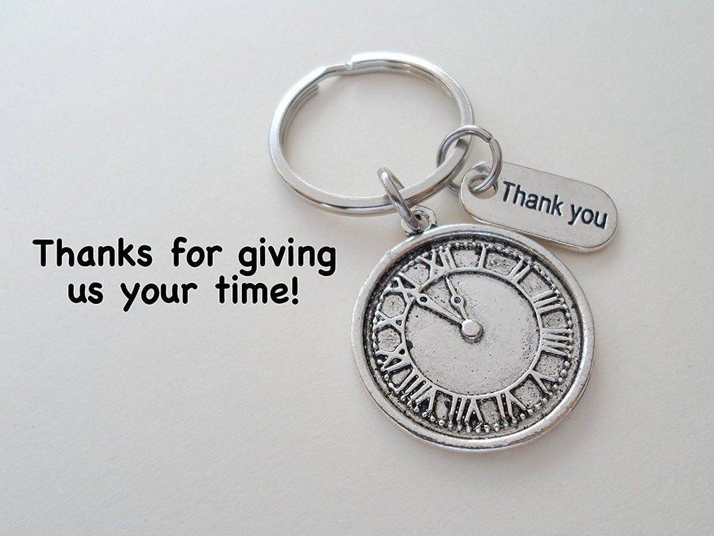 Thank You For Your Time Gift Ideas
 Volunteer Appreciation Gifts • "Thank You" Tag & Silver