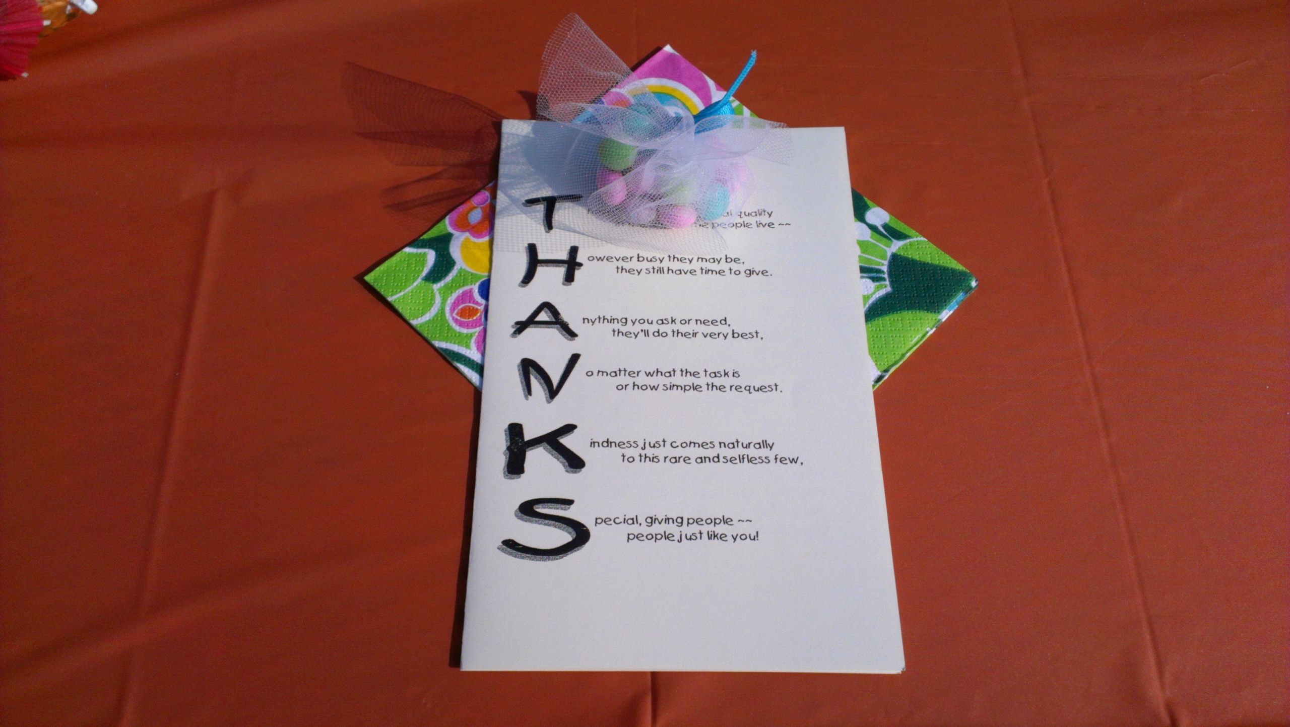 Thank You Gift Ideas For Family
 Foster Parent Appreciation Dinner