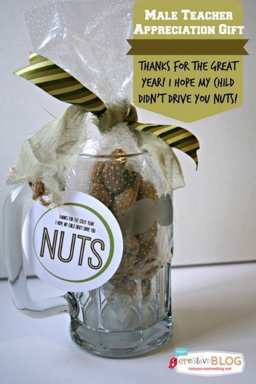 Thank You Gift Ideas For Male Friends
 "NUTS" Free Printable Teacher Appreciation