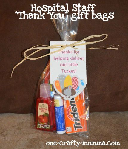 Thank You Gift Ideas For Medical Staff
 A thank you t bag that is perfect for the hospital