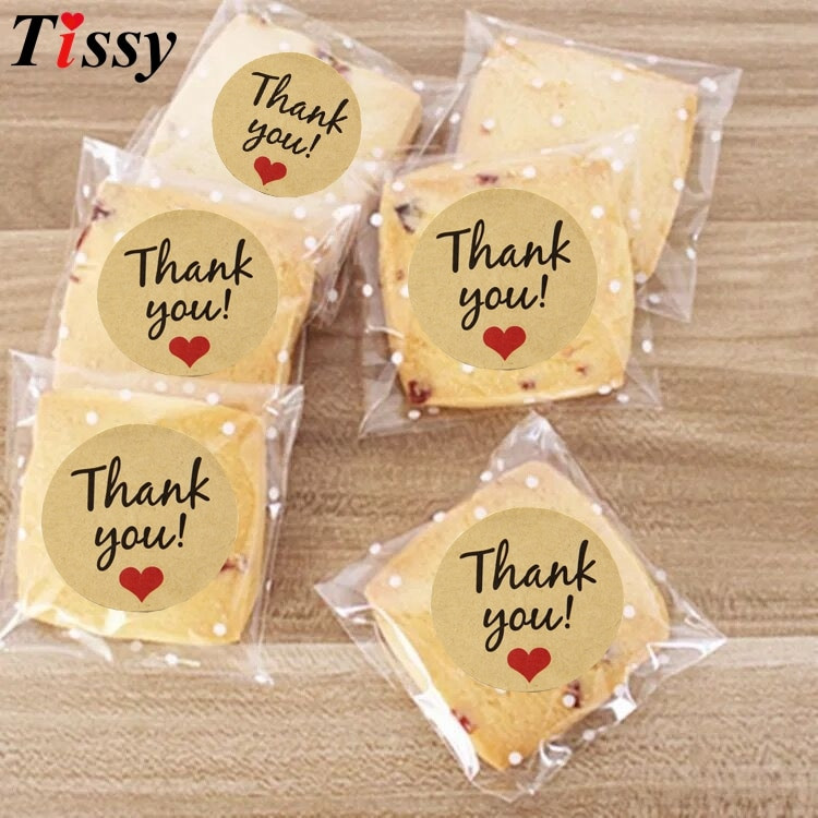 Thank You Gift Ideas For Wedding Planner
 120PCS Thank You Kraft Stickers Paper Gift Tags Wedding