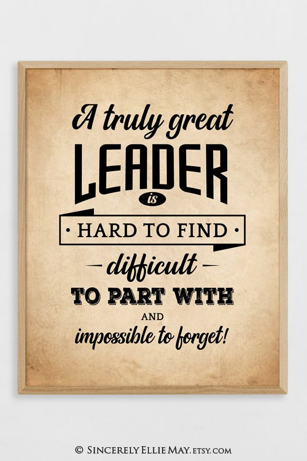 Thank You Leadership Quotes
 Great Male Leadership Quote Gifts Boy Scout Leaders
