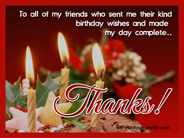 Thank You Message For Birthday Wishes On Facebook
 How To Say Thank You For Birthday Wishes – Wordings and