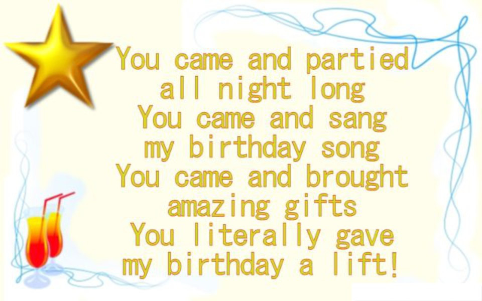 Thank You Note For Birthday Party
 Thank You Messages for ing to my Birthday Party