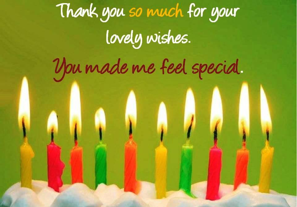 Thank You So Much For The Birthday Wishes
 Thank you so much for ur wishes