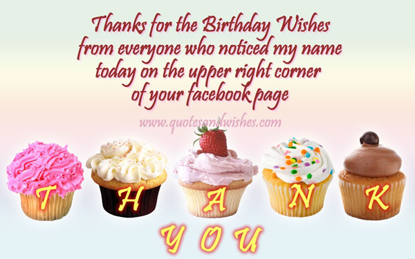Thanks For The Birthday Wishes Everyone
 154 quotes Gratitude Sayings images about thank you Page 4