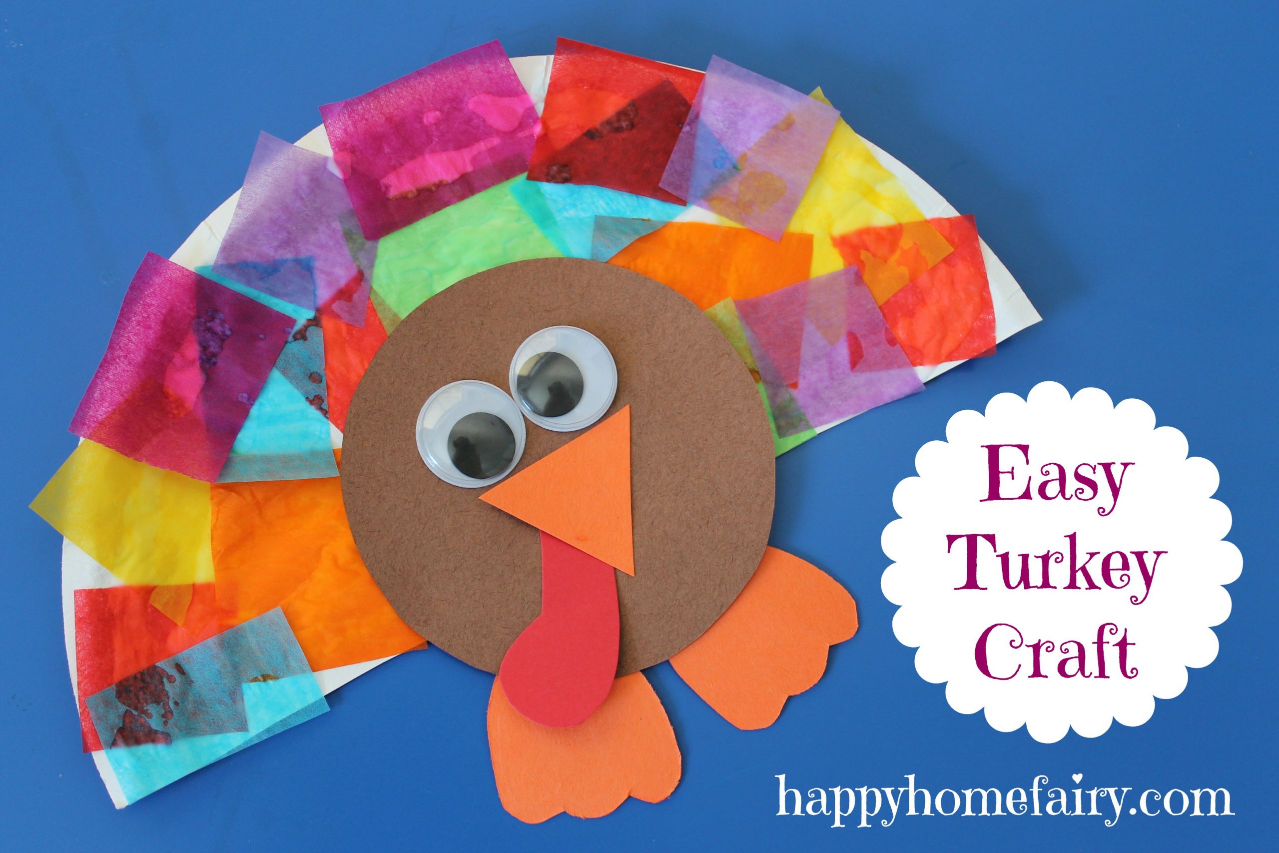Thanksgiving Art Projects For Preschoolers
 Easy Turkey Craft Happy Home Fairy