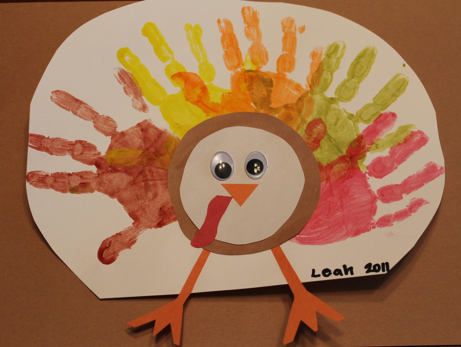 Thanksgiving Art Projects For Toddlers
 Thanksgiving Handprint Turkey Craft The Purposeful Mom