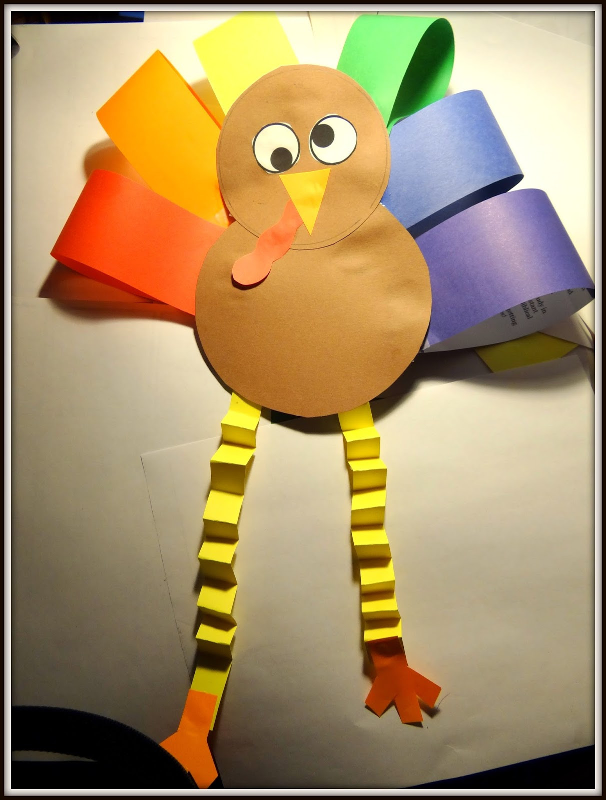 Thanksgiving Art Projects For Toddlers
 PATTIES CLASSROOM Turkey Art Project from Colored Paper