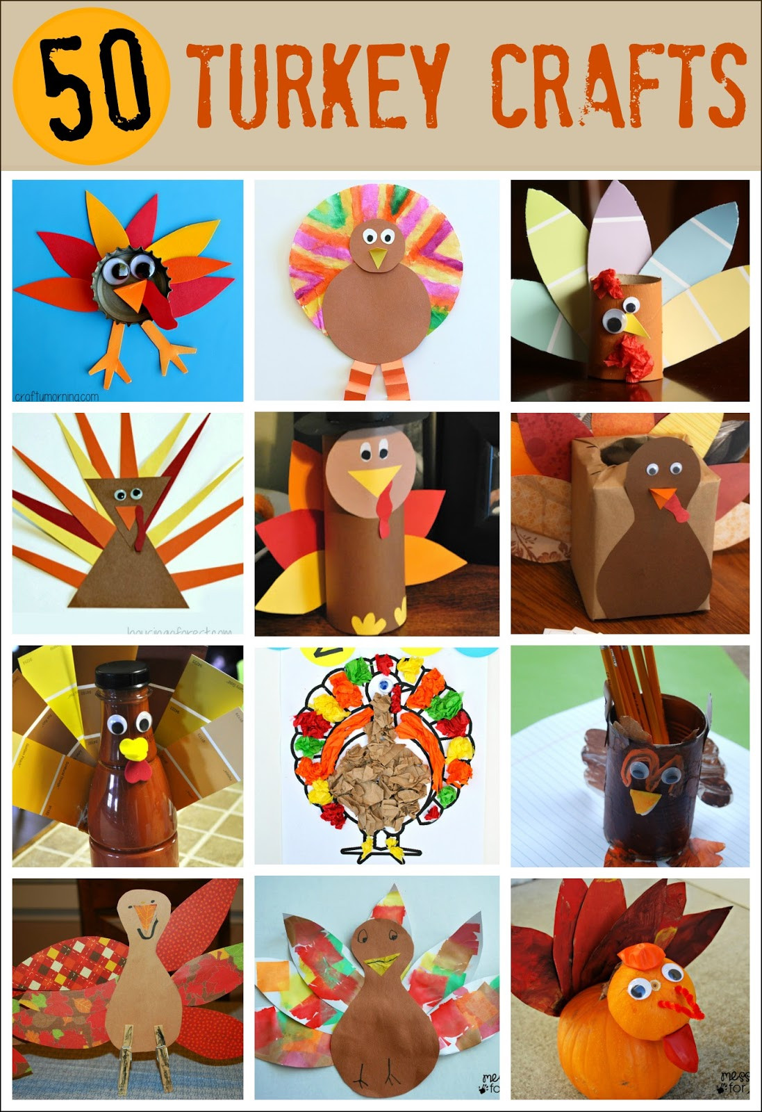 Thanksgiving Art Projects For Toddlers
 Thanksgiving Crafts for Kids Pipe Cleaner Turkey Mess