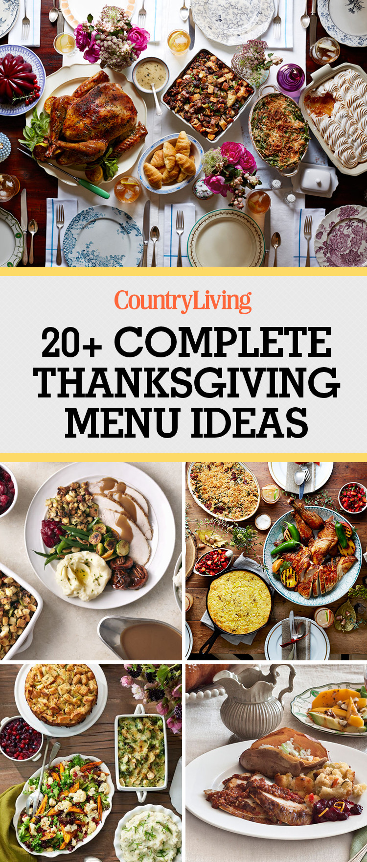 Thanksgiving Breakfast Menus
 26 Thanksgiving Menu Ideas Thanksgiving Dinner Menu Recipes