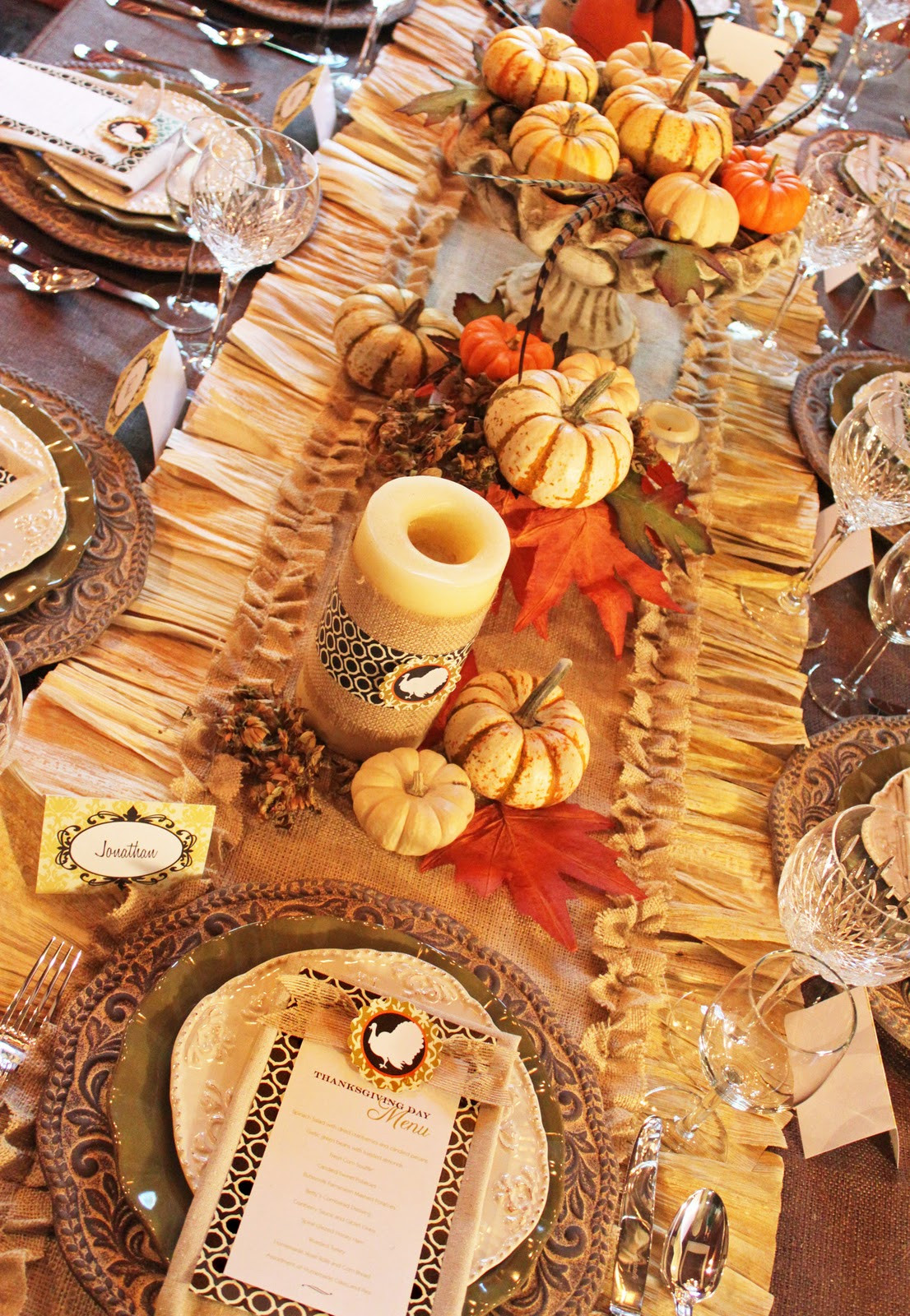 Thanksgiving Dinner Party Ideas
 Amanda s Parties To Go Thanksgiving Dinner Tablescape