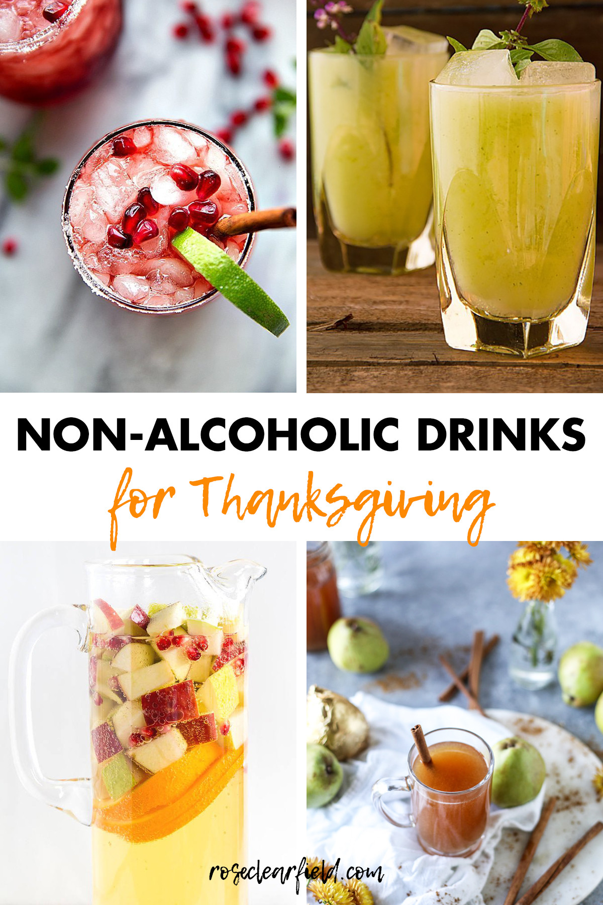 Thanksgiving Drinks Non Alcoholic
 Non Alcoholic Drinks for Thanksgiving • Rose Clearfield