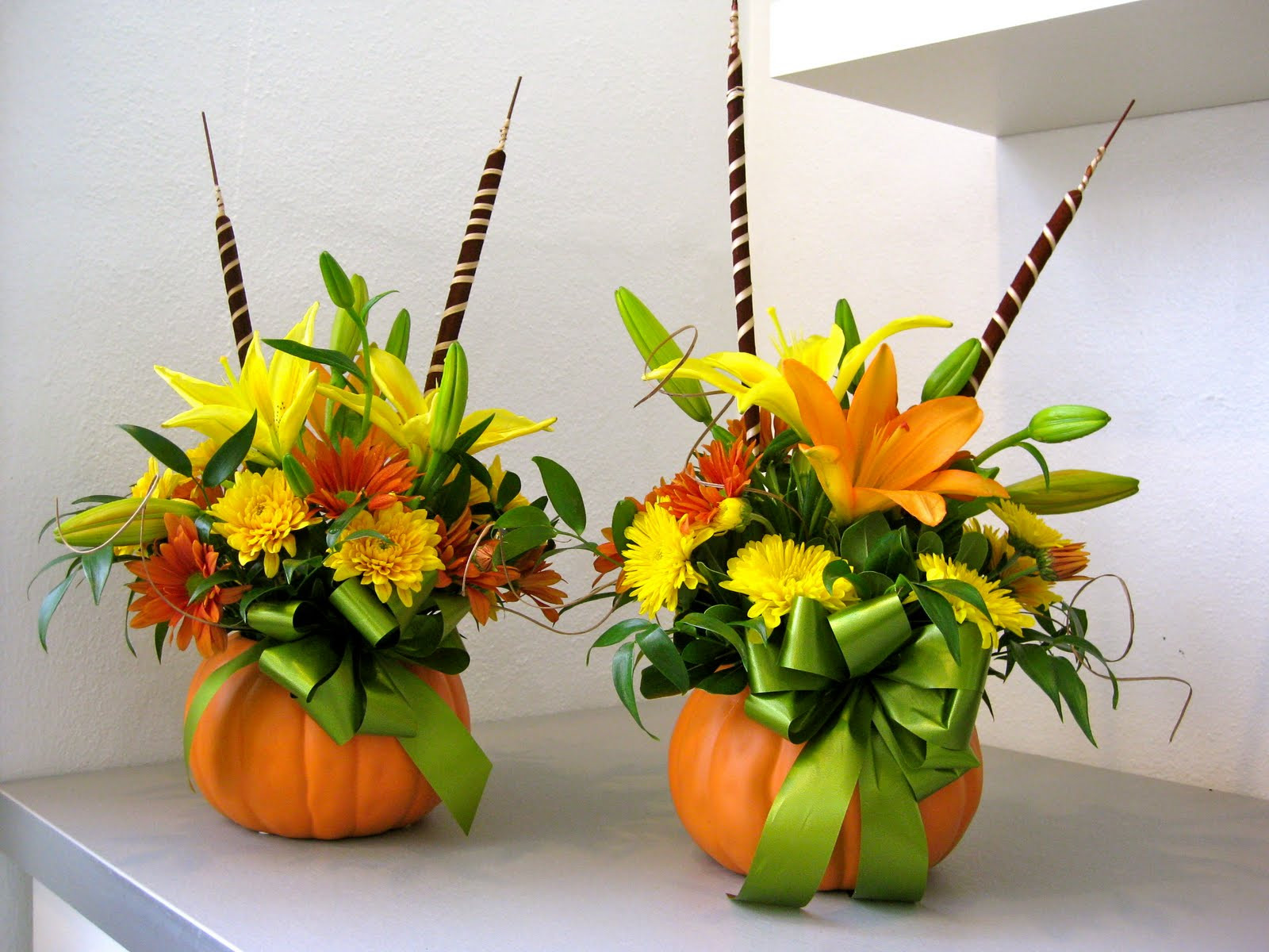 Thanksgiving Flower Arrangement
 Petals & Paper Boutique Thanksgiving Centerpieces