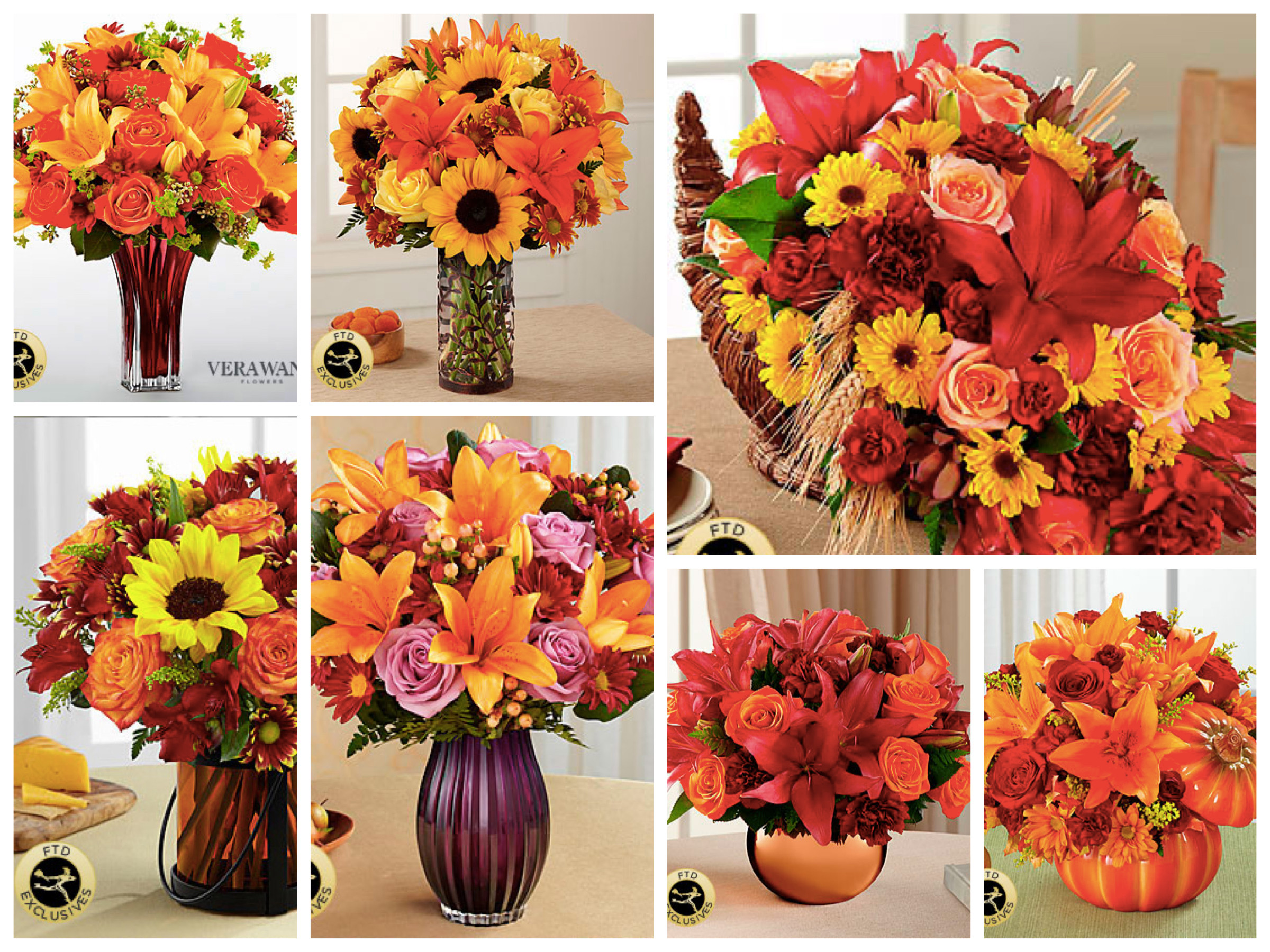 Thanksgiving Flower Centerpiece
 Thanksgiving Floral Centerpieces Holiday Flowers