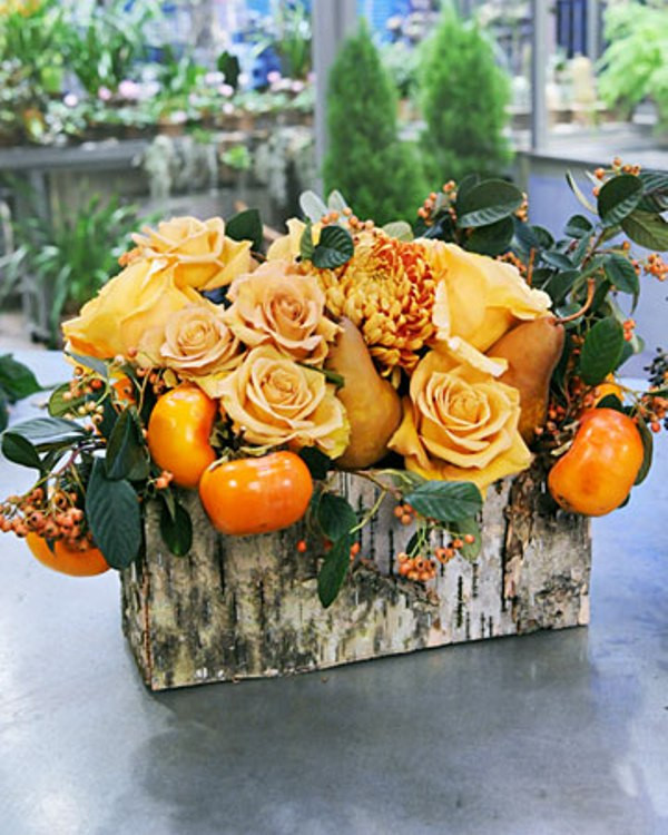 Thanksgiving Flower Centerpiece
 42 Amazing Flower Decorations For A Thanksgiving Table