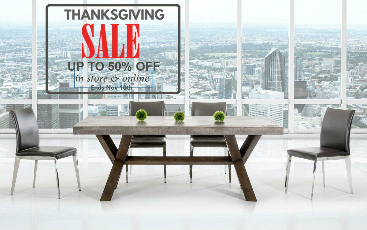 Thanksgiving Furniture Sale
 Thanksgiving Sale off from Venini Furniture 🦃 Impress
