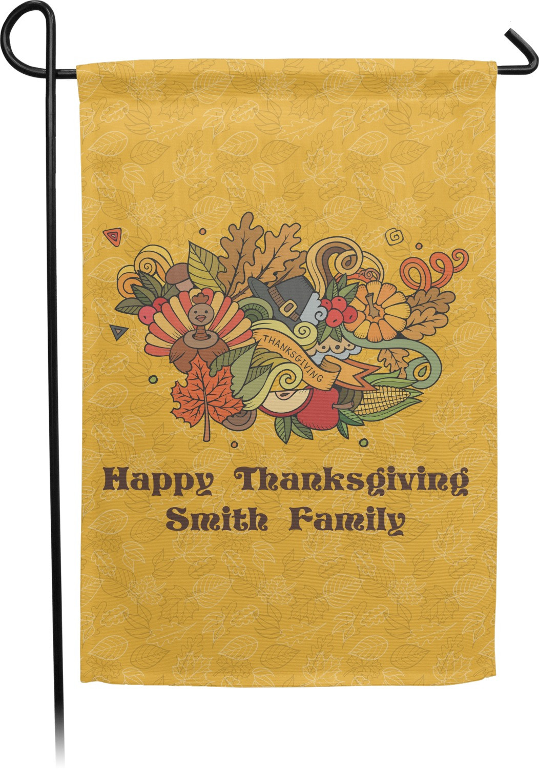 Thanksgiving Garden Flags
 Happy Thanksgiving Double Sided Garden Flag With Pole