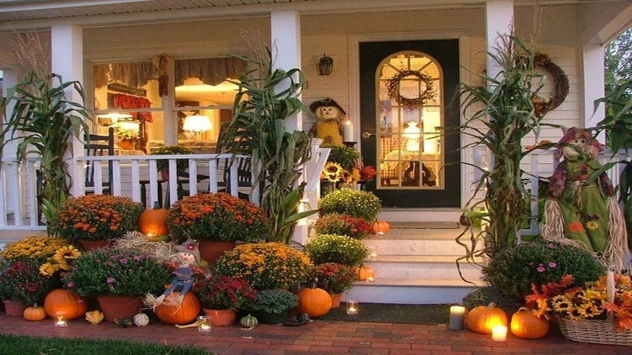 Thanksgiving Porch Decorations
 2017 Thanksgiving Front Porch Decorating Ideas 3
