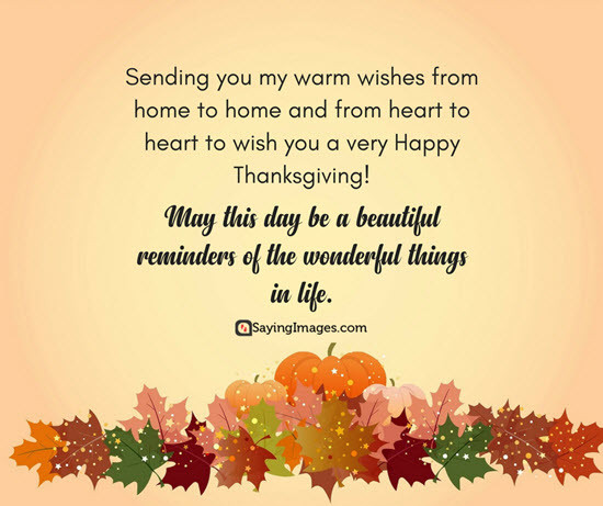 Thanksgiving Quotes Beautiful
 "Happy Thanksgiving Day" Wishes Quotes Messages