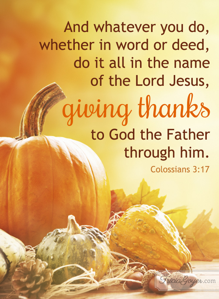 Thanksgiving Quotes Jesus
 Giving Thanks