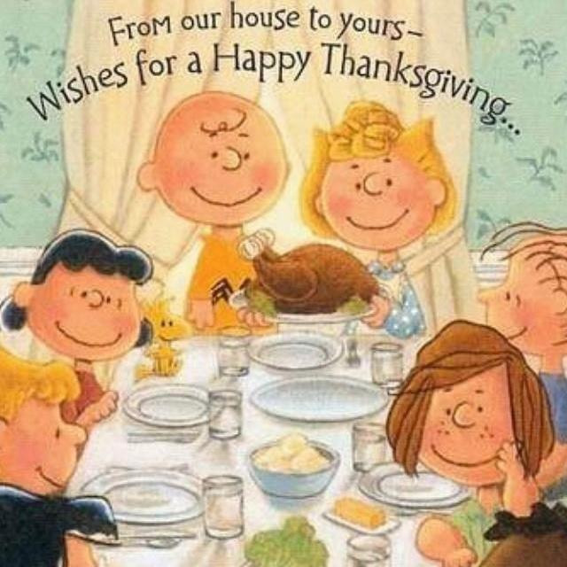 Thanksgiving Quotes Peanuts
 Happy Thanksgiving Snoopy & The Peanuts Gang