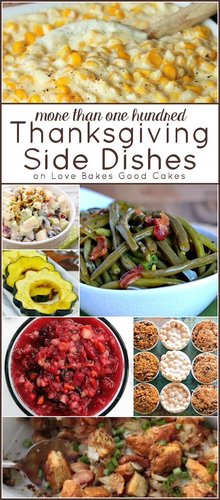Thanksgiving Side Dishes Pinterest
 More than 100 Thanksgiving Side Dishes There s something