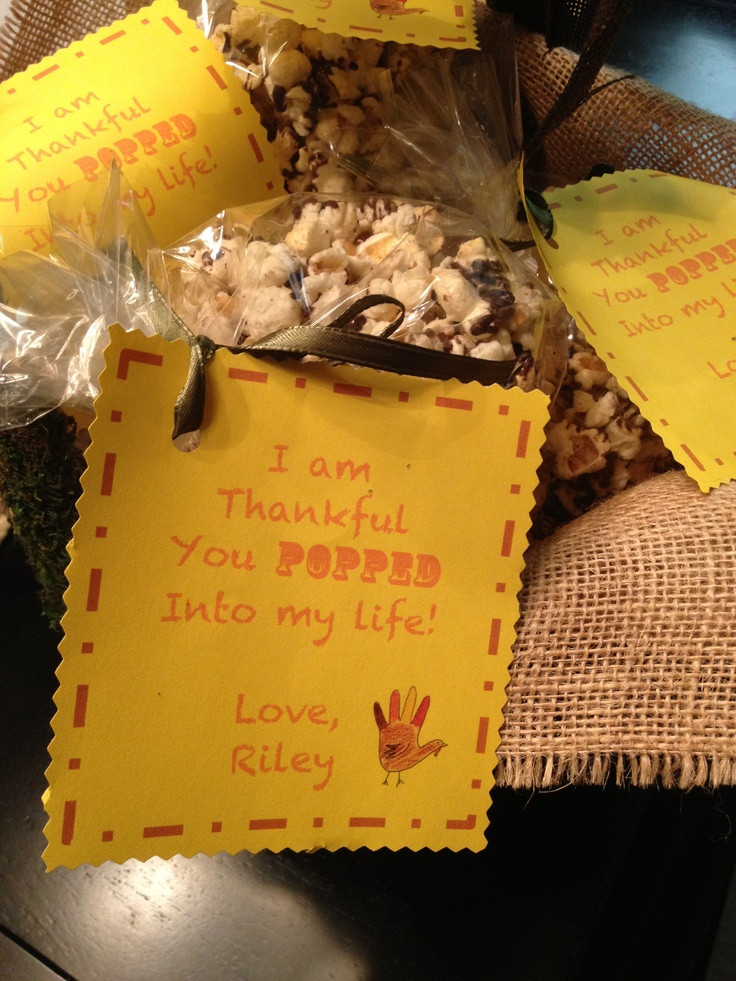 Thanksgiving Small Gift Ideas
 Cute Thanksgiving t idea for a teacher
