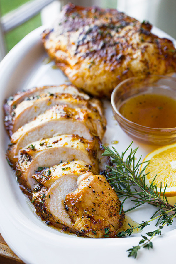 Thanksgiving Turkey Breast Recipe
 Orange Honey Glazed Roasted Turkey Breasts