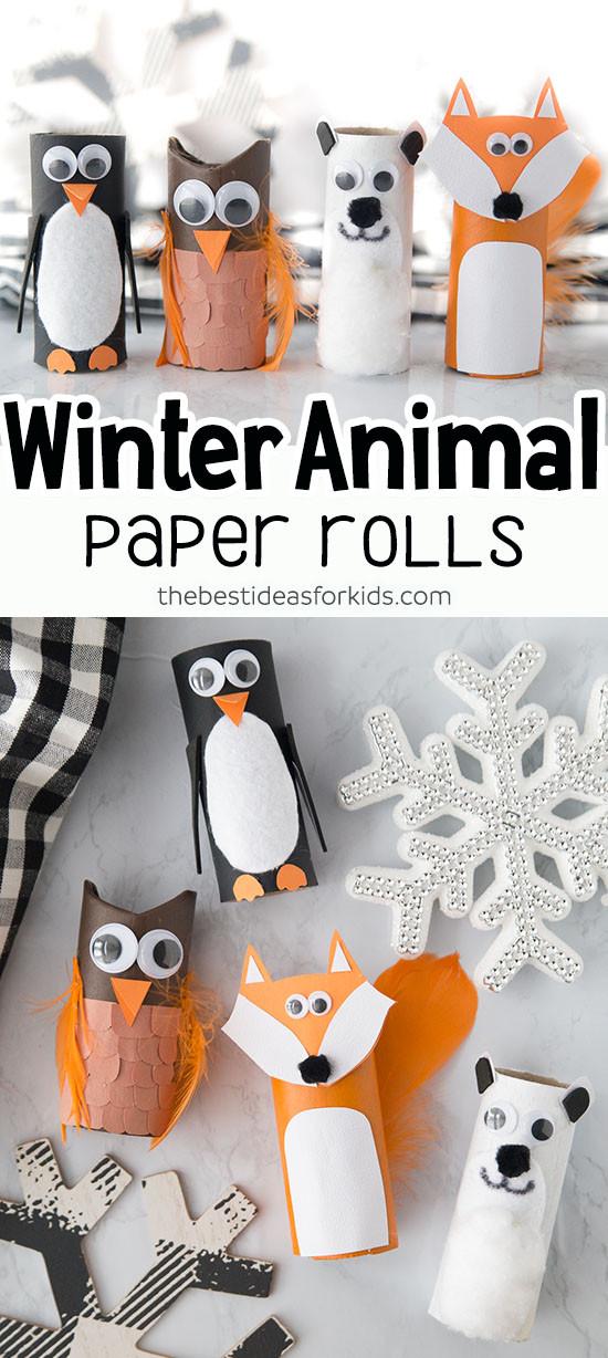 The Best Ideas For Kids
 Winter Toilet Paper Roll Animals The Best Ideas for Kids
