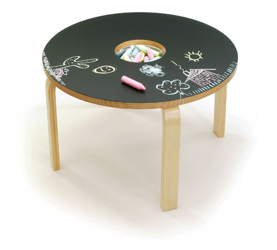 The Kids Table
 Cool Kids Table Chalkboard Table by Eric Pfeiffer DigsDigs