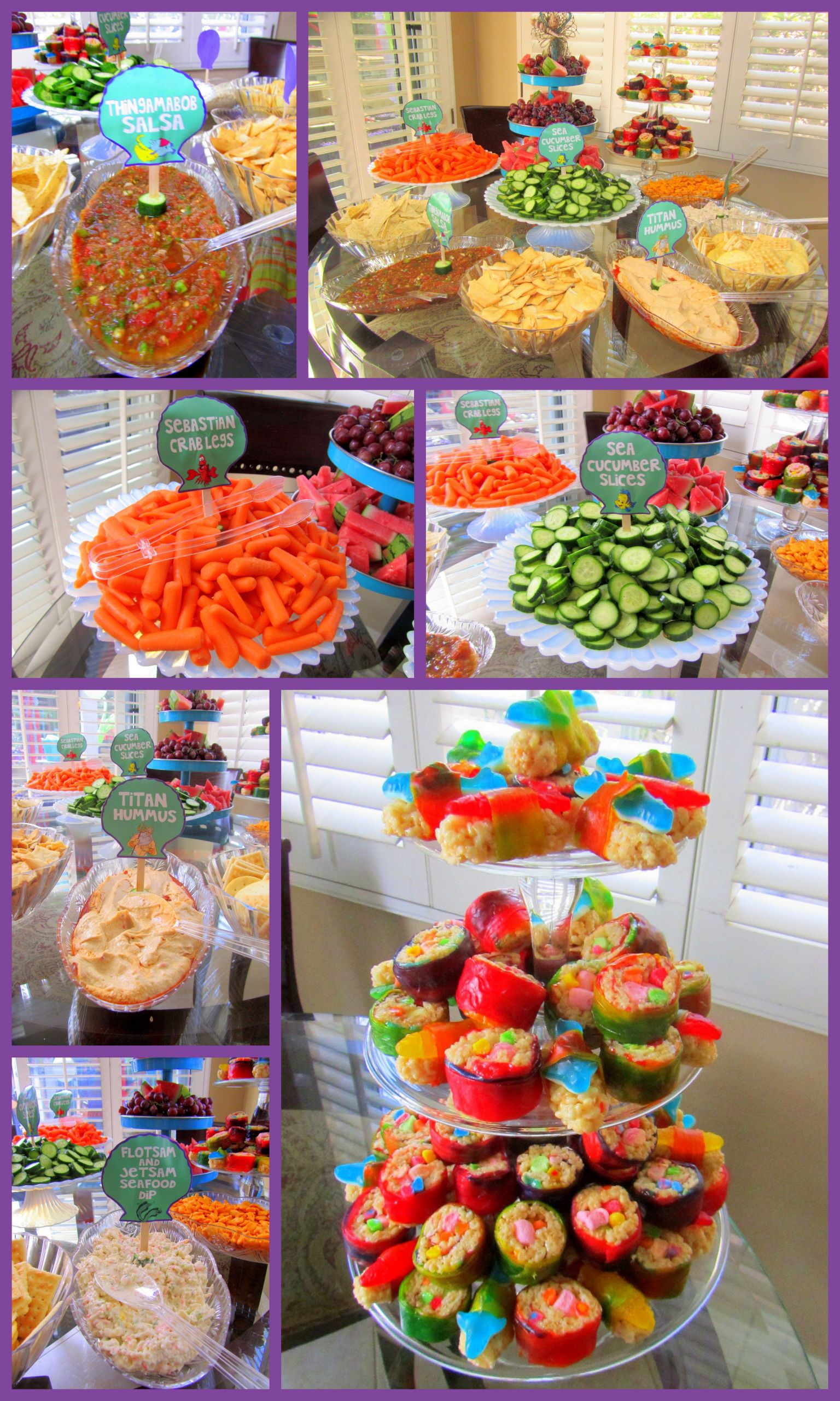 The Little Mermaid Party Food Ideas
 Little Mermaid food ideas