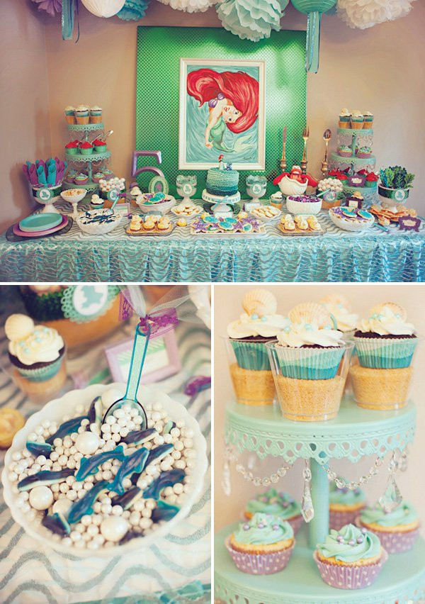 The Little Mermaid Theme Party Ideas
 DIYed Ariel Themed Little Mermaid Birthday Party