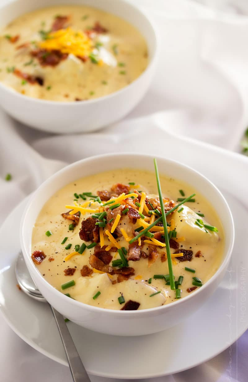 Thick Potato Soup
 Copycat Loaded Baked Potato Soup The Chunky Chef