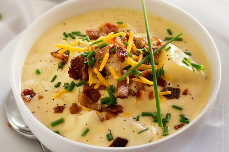 Thick Potato Soup
 Copycat Loaded Baked Potato Soup The Chunky Chef