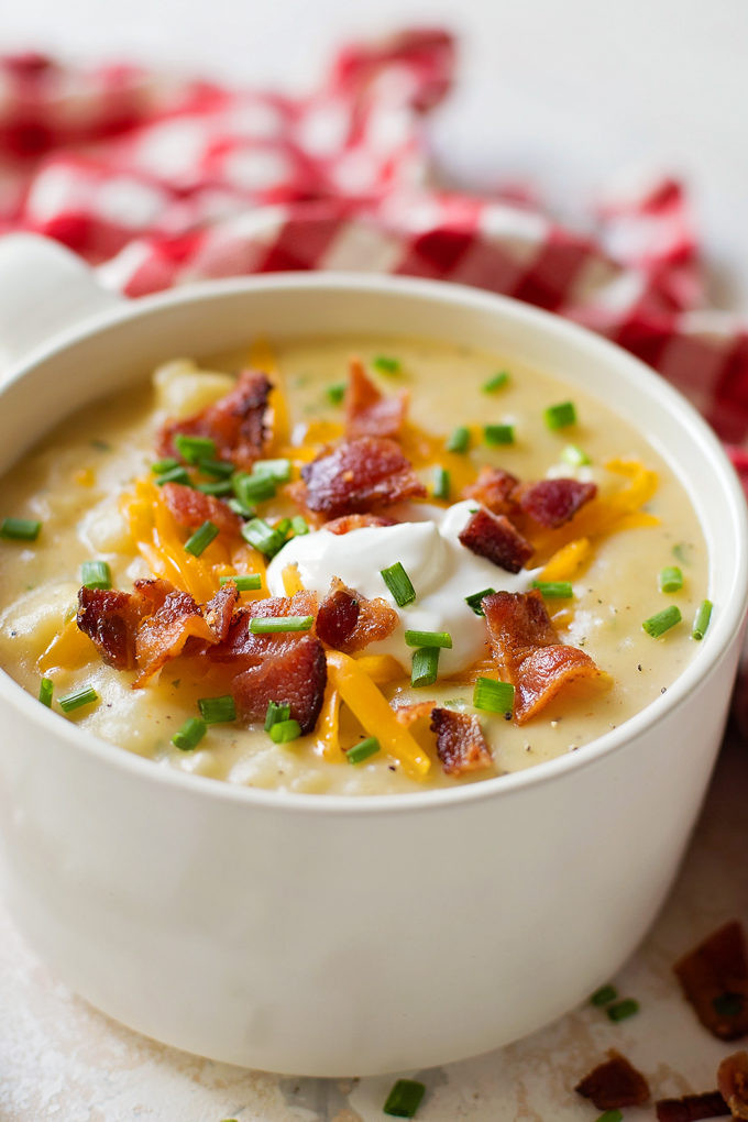 Thick Potato Soup
 Loaded Potato Soup Life Made Simple