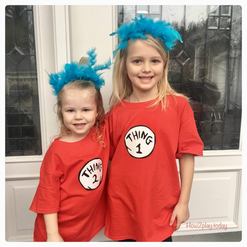 Thing 1 Costume DIY
 DIY Thing 1 & Thing 2 Costumes – How2Play Today