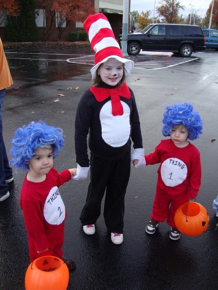 Thing 1 Costume DIY
 1001 ideas for creative Halloween costumes for kids