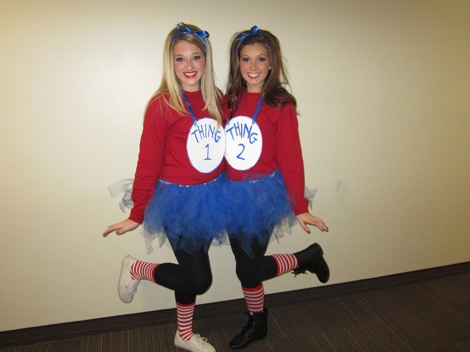 Thing 1 Costume DIY
 Halloween 2014 Costumes for Two – The Chic Daily